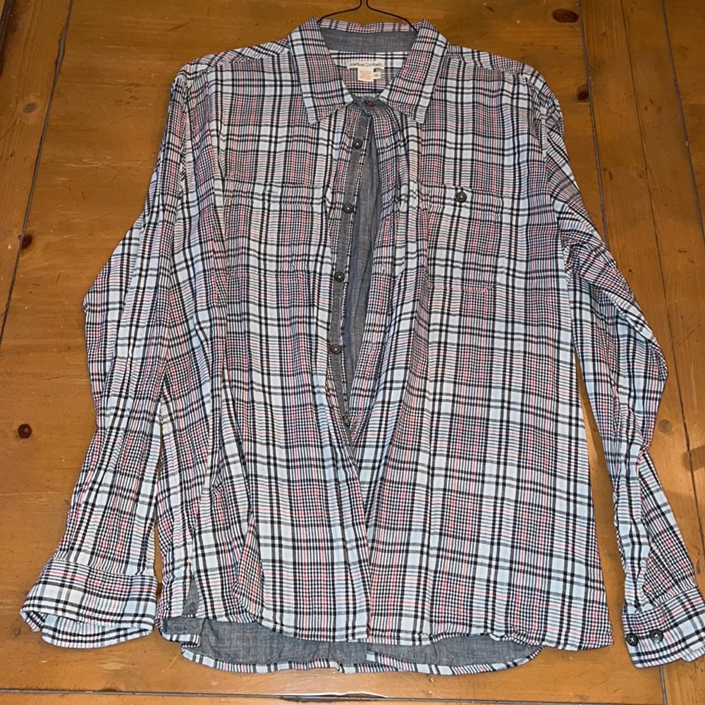Carbon 2 cobalt button down shirt - size XL